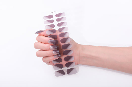 Láminas de Uñas en Gel Mora Degradé