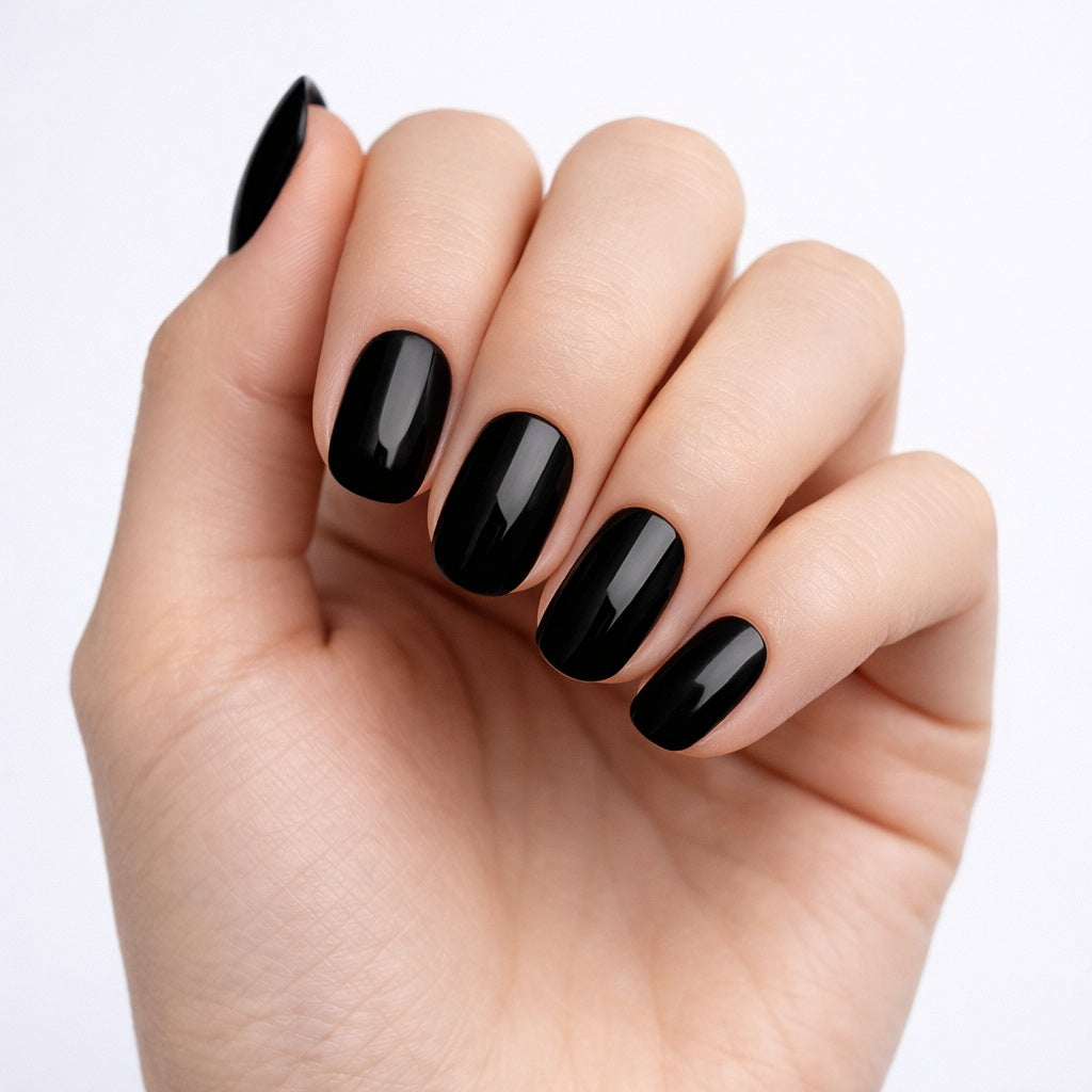 Kit Láminas de Uñas en Gel Marrón Multitonos + Negro