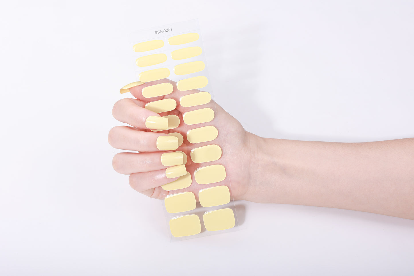 Láminas de Uñas en Gel Amarillo Butter Glow
