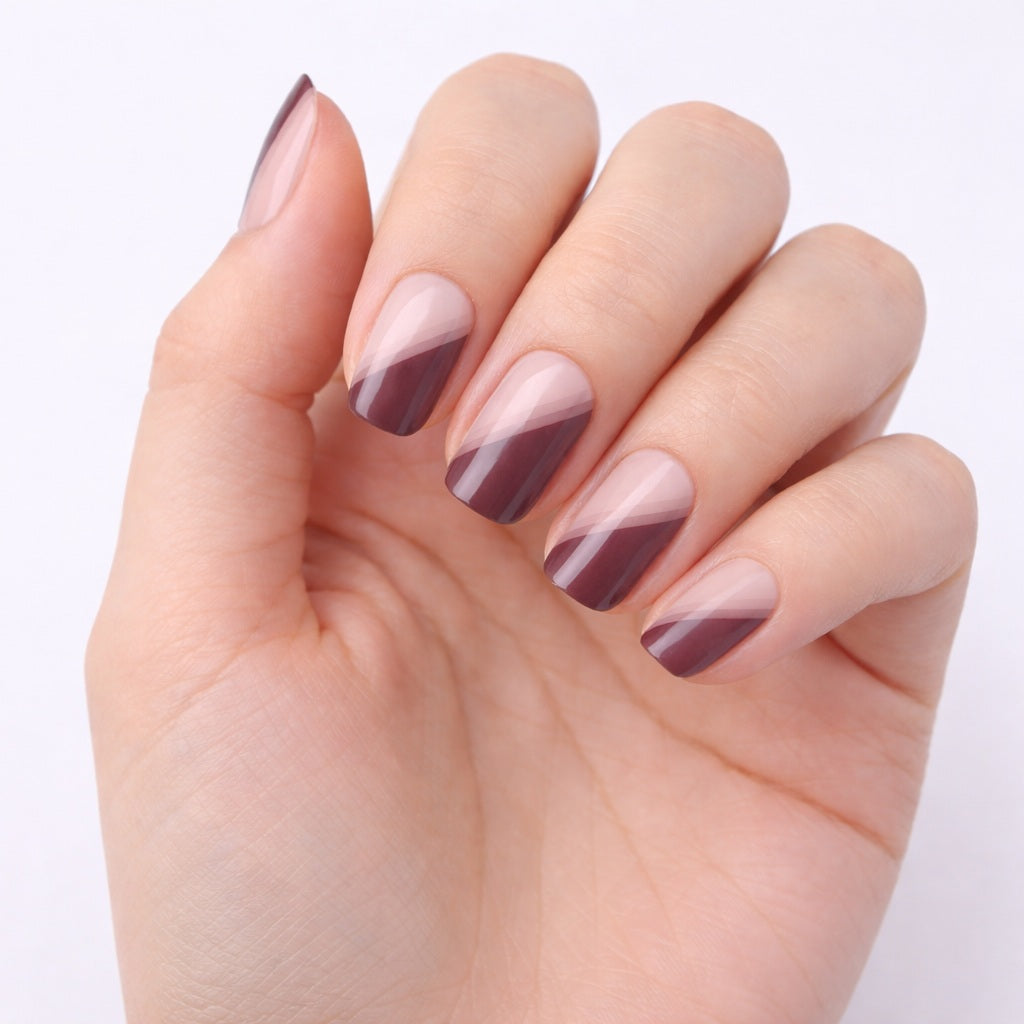 Láminas de Uñas en Gel Mora Degradé