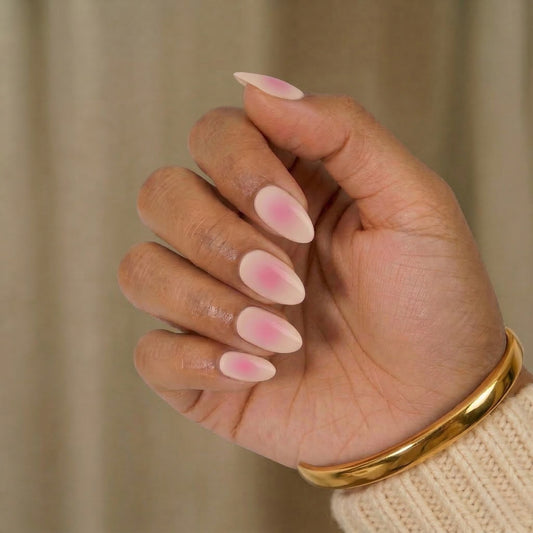 Láminas de Uñas en Gel Rosa degradé