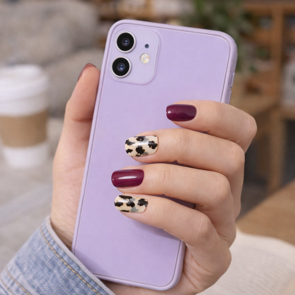 Láminas de Uñas en Gel Violeta Atelier