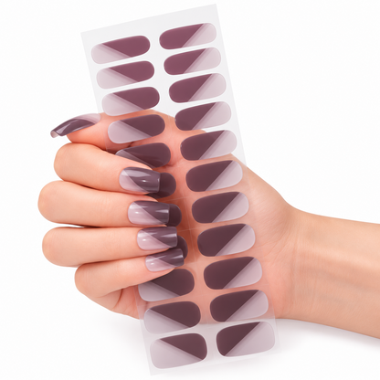 Láminas de Uñas en Gel Mora Degradé