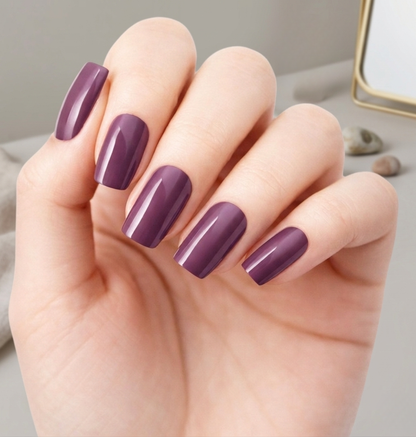 Láminas de Uñas en Gel Morado