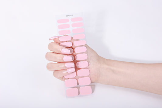 Láminas de Uñas en Gel Rosa