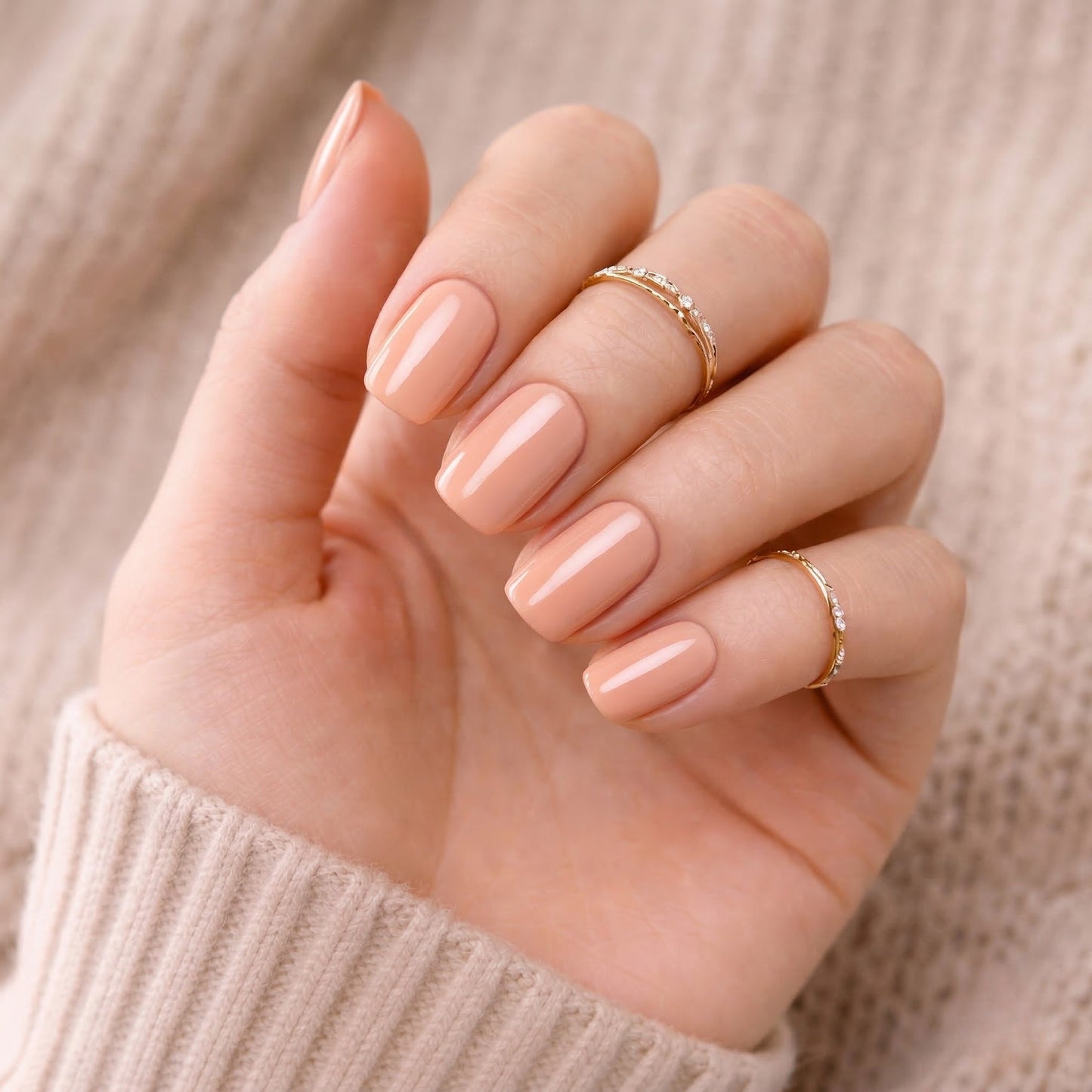 Láminas de Uñas en Gel Nude